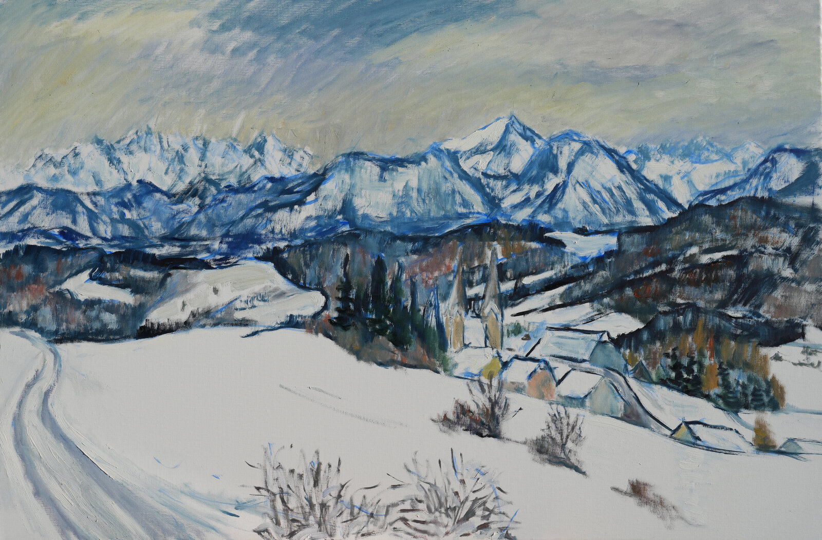 Diex, trüber Wintertag