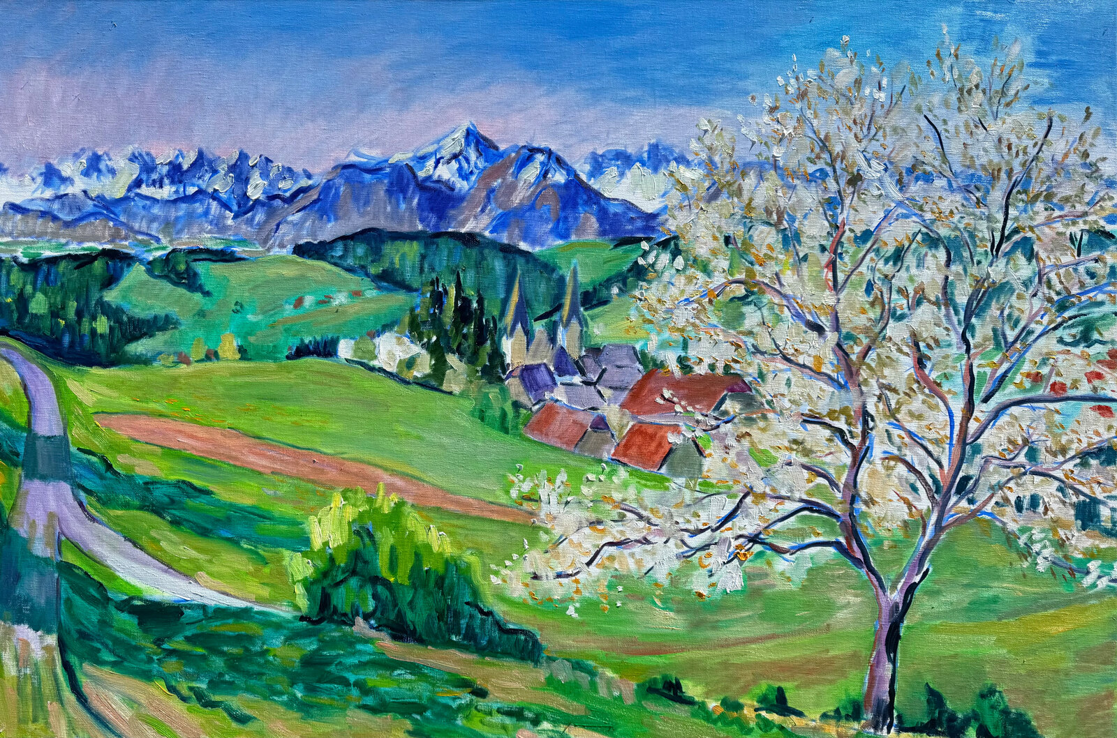 Kirschblüte in Diex