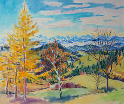 Herbstlandschaft bei Diex